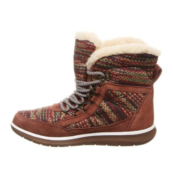 BEARPAW Ruby Genuine Sheepskin Footbed Lace Boot - Picture 2 of 4